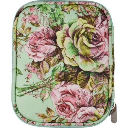 2021 New Crochet Hook Case Zipper Bags Organizer Portable Travel Crochet Storage Bag