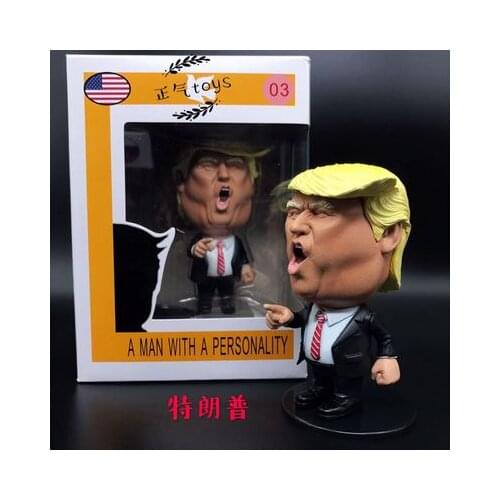 Wedding decoration U.S. President Trump Trump Bobblehead vehicle resin crafts people car decoration cutting dies
