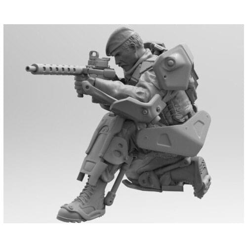 1/35 Scale Modern British Forces Commando Unit Unpainted Resin Model Kit Miniatures Figure Free Shipping