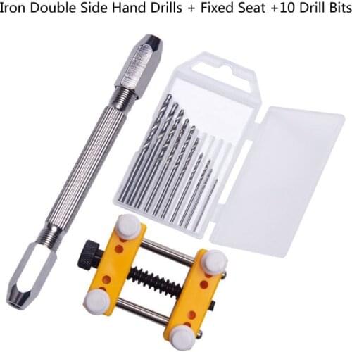 12Pcs Hand Drill Fixed Holder Jewelry Tools Kit Pin Vise for Resin Casting Molds X7XB