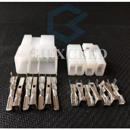 2 Sets 7 Pin Motorcycle Wire Harness Socket Male Female Automotive Connector For Car