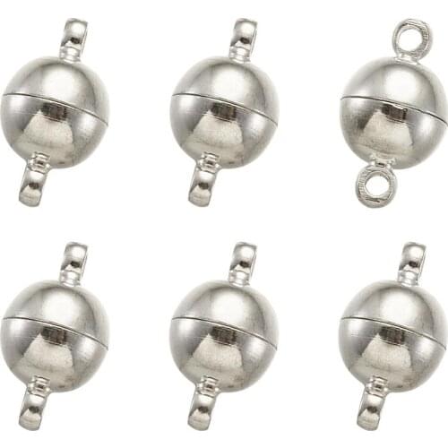 5Sets Gunmetal Golden Silver Color Copper Magnetic Clasps Jewelry Findings Making Connected Clasps For Necklace Bracelets