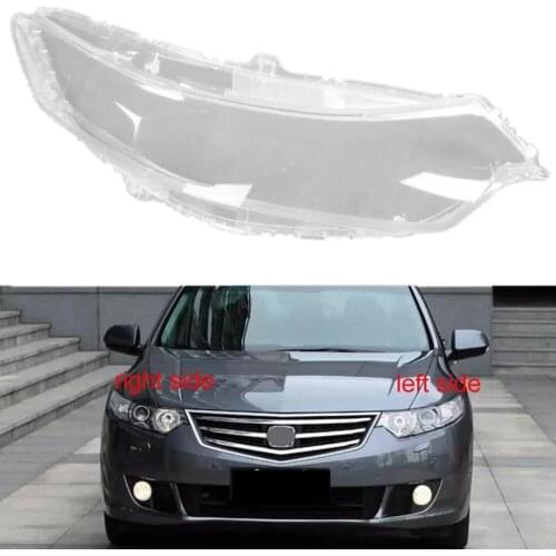 Car Front headlamps Transparent Cover Glass Lampshades Lamp Shell Headlight Cover Lens for Honda Spirior 2009-2013