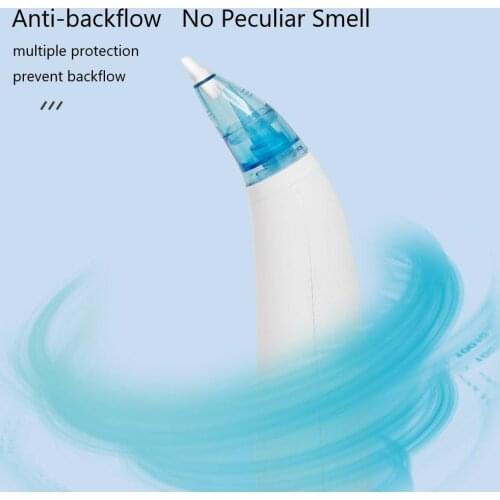 Electric Nasal Aspirator Silicone Vacuum Sucker Nose Mucus Snot Cleaner Anti-reflux Domestic Artifact Infant Hygiene Care Tool