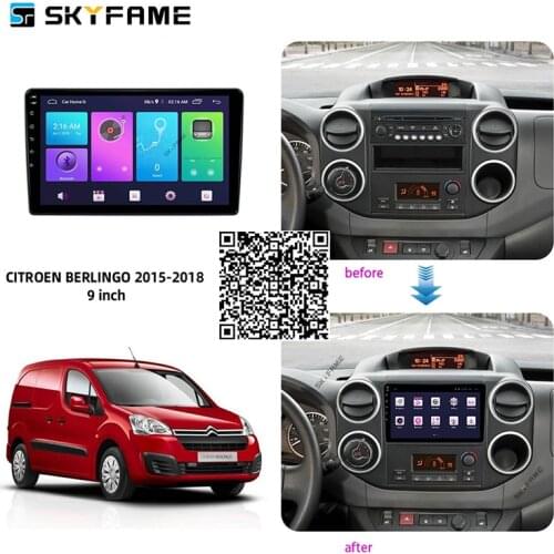 For Citroen Berlingo 2015-2018 Car Radio Stereo Android Multimedia System GPS Navigation DVD Player