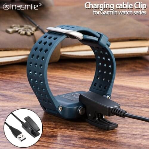 Dock Charger Charging cable for Garmin Vivoactive 3 4s 935 945 Fenix 5 5X 5S Plus 6 6S 6X Pro Clip Charger for Forerunner 235