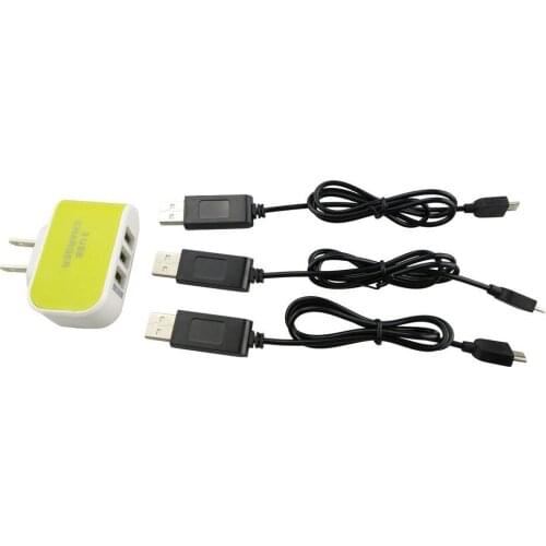 EBOYU(TM) 3 In 1 for 3.1A Li-po Battery USB Balance Charger for VISUO XS809 XS809S XS809HC XS809W XS809HW RC Quadcopter Drone