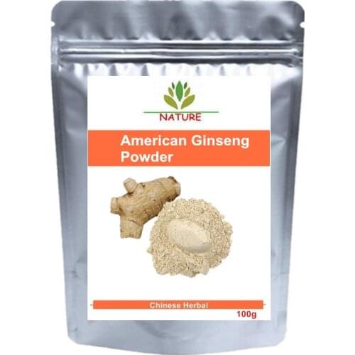 China Wild Natural Changbai Mountain Healthy Products American Ginseng Powder Energy Boost Sexual Immune