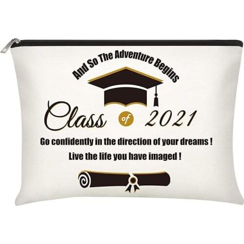 Class of 2021 Makeup Bag daughter Friend sister Doctor teacher nurse College graduate Graduation Inspirational Gift present