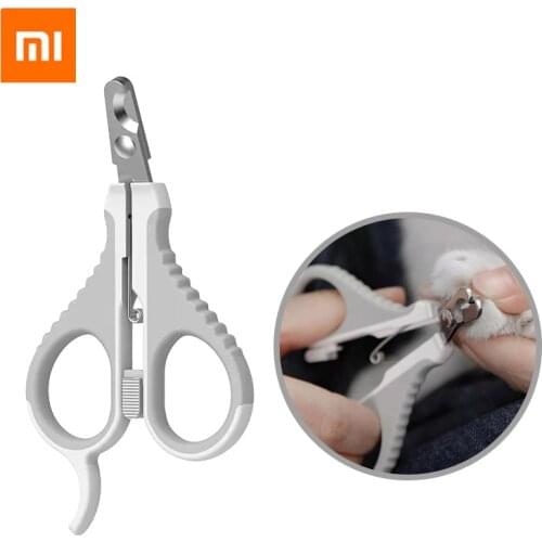 Xiaomi Pawbby Pets Stainless Steel Nail Clippers Dog Nail Clippers Oblique Cats Nail Scissors with Lock for Pet Care Grooming Mi