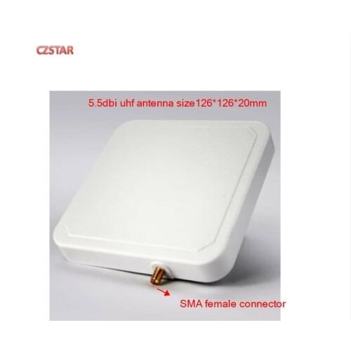 EPC gen2 rfid tags reader antenna Circular Polarization UHF 860-960MHZ long range waterproof small uhf antenna 140mm 126mm