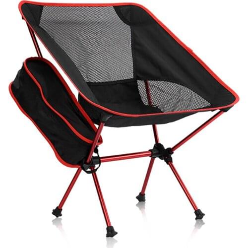 Travel Ultralight Folding Chair Superhard High Load Outdoor Camping Chair Portable Beach Hiking Picnic Seat Fishing Chair