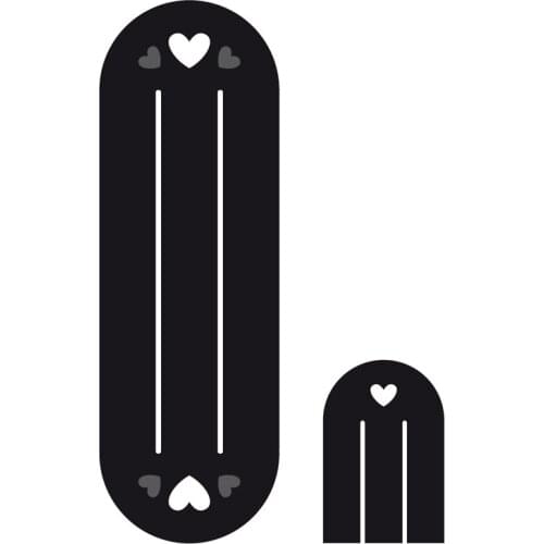 Pull Insert Heart Frame Metal Cutting Dies Stencil for DIY Scrapbooking Embossing Valentine Decoration Card Crafts Die Cut 2019