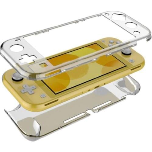 Clear PC Hard Case Protective Cover Shell for Nintend Switch Lite NS Mini Game Console Crystal Transparent Full Body Protector