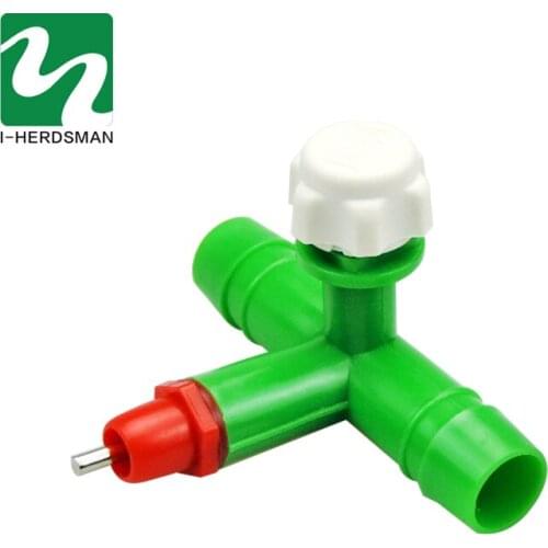 20 Pcs Chicken Nipple Automatic Chicken Water Poultry Nipple Drinker Chicken Drinkers Farm Animal Watering Dispenser Equip Tool