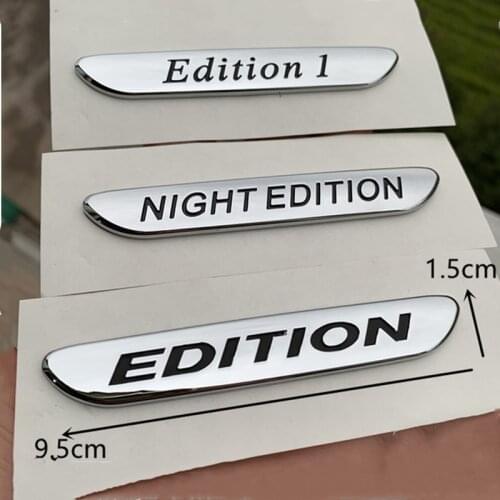 Car Styling For Mercedes Benz AMG EDITION 1 Night Edition C300 C200L GLA CLA Emblem Side Fender Logo stickers