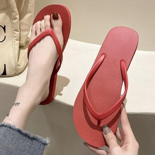 BOREE Womens Flip Flops Flat Sandals Summer Casual Beach Slippers Lightweight Soft Anti-slip Home Slides Ladies Shoes Wholesale
