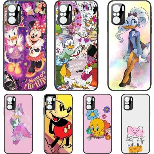 Mickey Friends Phone Case For xiaomi redmi POCO F1 F2 F3 X3 Pro M3 9C 10T Lite NFC Anime Black Cover Silicone Back Prett mi 10 u