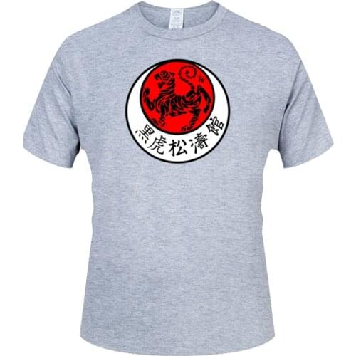 Print Martial Arts Karate Men Classical Comfortable Summer T-shirt Short Sleeve Fashion Fitness Basic Undershirt