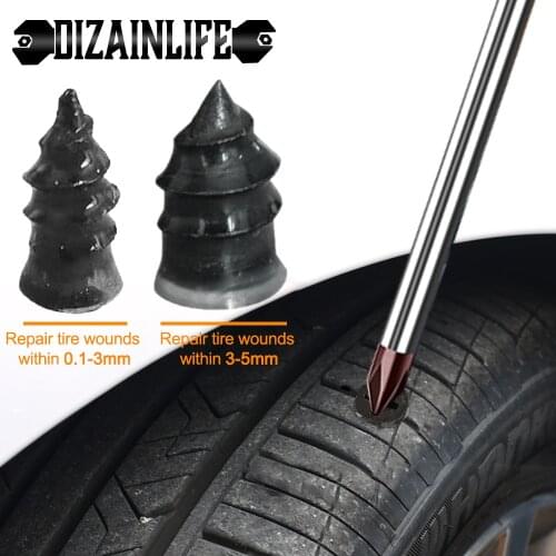 20/10/5 PCS Vacuum Tyre Repair Nail For Motorcycle Car Tubeless Tyre Repair Tool Rubber Nails Self-tire Repair Tire Film Nail