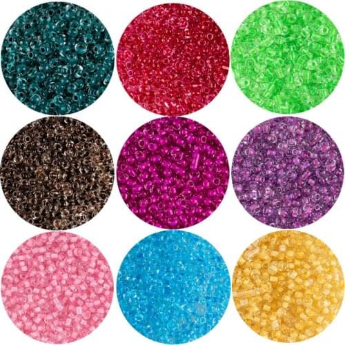 MH hot sale glass dyed beads 1000pcs 2mm loose beads for fashion DIY handmade bracelet necklace beaded material accessories