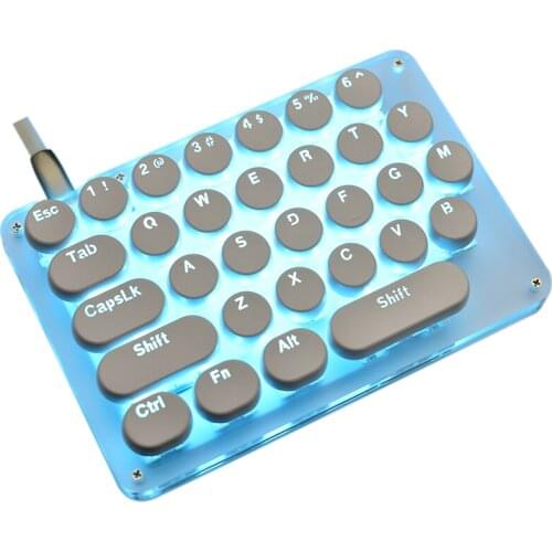 Single hand mechanical keyboard for LOL games One-handed keyboard League of Legends keypad Custom keypad