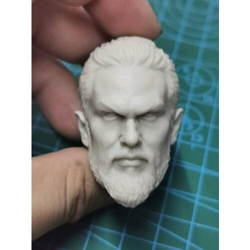 1/6 Scale Khal Drogo Jason Momoa Male Unpainted Head Model for 12''Body DIY