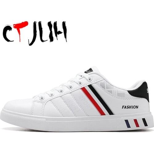 CTJLIH Men Sneakers Fashion Mens Breathable Skateboard Shoes Sport Running Shoes Trainers Shoes Casual Genuine Leather Shoes