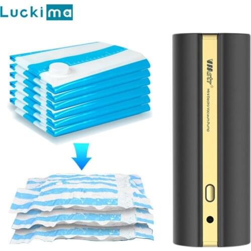 Multifunction Air Vacuum Pump Powerful Inflator Machine for Clothes Food Storage Bag Home Compressed Organizer New Arrival