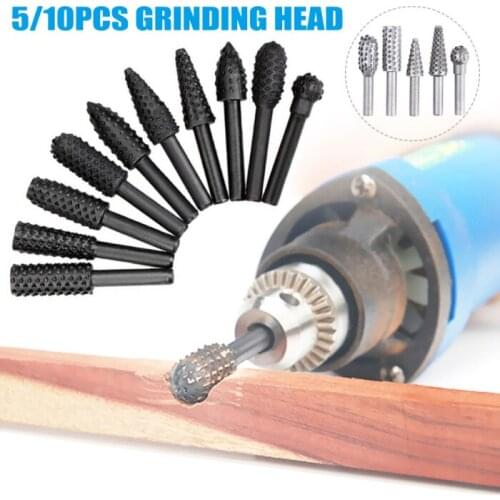 Rotation File Carbon Steel Milling Cutter Head Electric Grinding Polishing Head Engraving Cutter