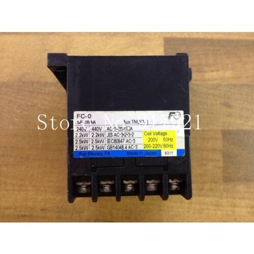 [ZOB] Fe FC-0 220VAC 20A contactor contactor Fuji Elevator SF12BAA genuine original --2pcs/lot