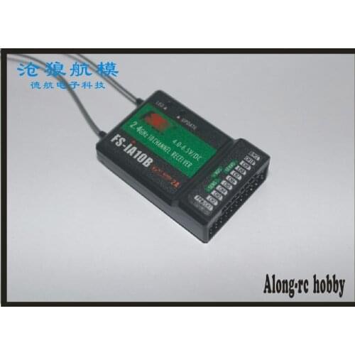 10ch Flysky 2.4G 10 channel Receiver FS-IA10B PPM Output With iBus Port Compatible with i6 i6S i10 For RC Plane Airplane