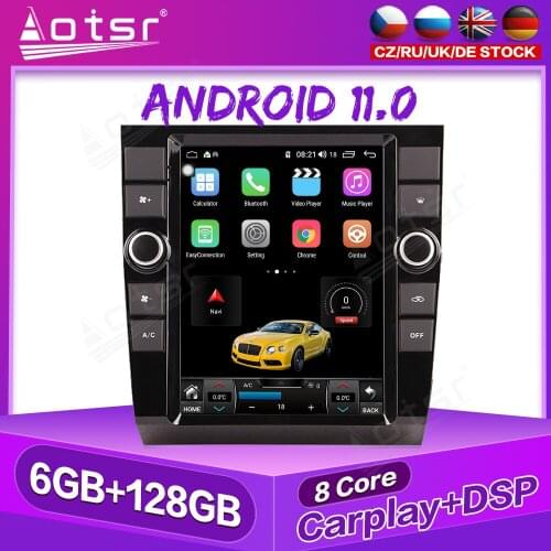 Android11 Car GPS Navigation For Audi A4 2002-2008 Auto Stereo Multimedia Radio Video Player Carplay Tape Headunit DSP