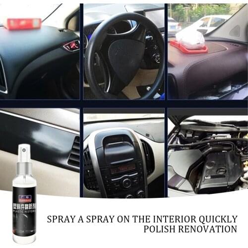 30ml Auto Interior Plastic Parts Retreading Agent Plastic Parts Wax Instrument Panel Retreading Agent