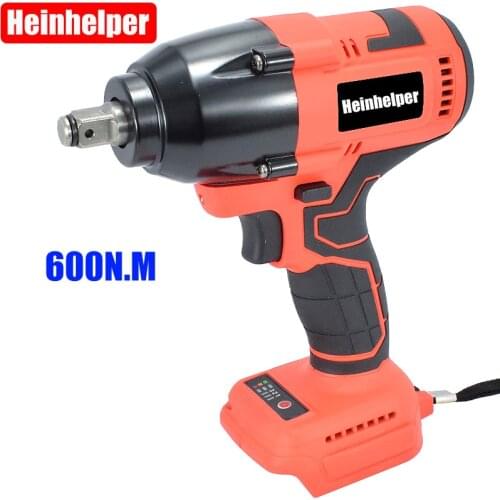 True 600N.m brushless impact Cordless Rechargeable Electric wrench Power Tool for car repair truck repair