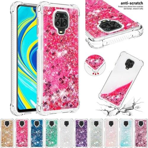 Quicksand Colorful Anti-drop Case For Xiaomi Redmi Note 10/10S/10Pro/10Pro Max/9T/9S/9Pro Max/8 Pro 9 7A 6A Mi Poco X3 Nfc10T 11