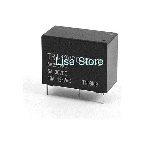 DC 12V Rating Coil 5 Pin NO NC PCB Test Board Plug-in Power Relay