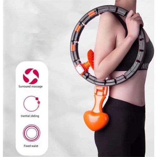 Slimming Smart Fitness Circle With LED Display Detachable Portable Counting Multifunctional Weight Loss Exercise Circle Hoop