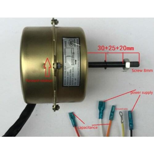 YDK-25-6 forward motor 1.5P air conditioning outdoor fan motor air energy motor for Kelon air conditioning