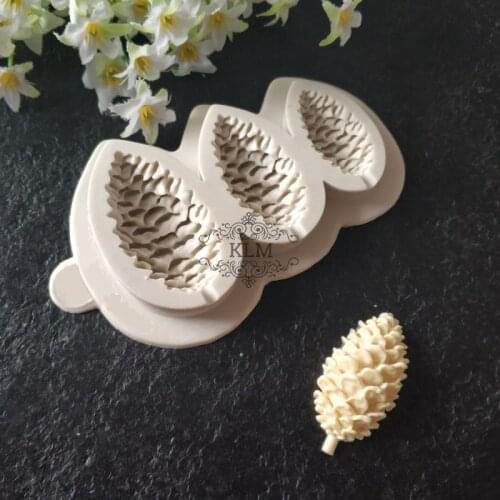 KLM-0010 Pine nuts silicone mold Cake decoration chocolate tool