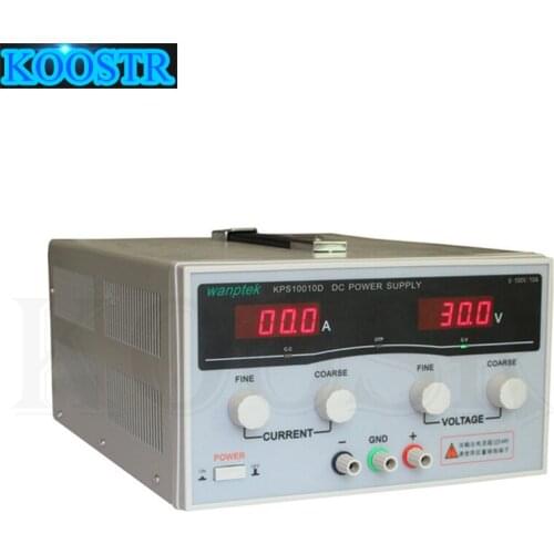 KPS10010D High Power Adjustable Switching DC power supply,0~100V 0~10A 110V/220V precision Digital DC Power supply US/EU/AU Plug
