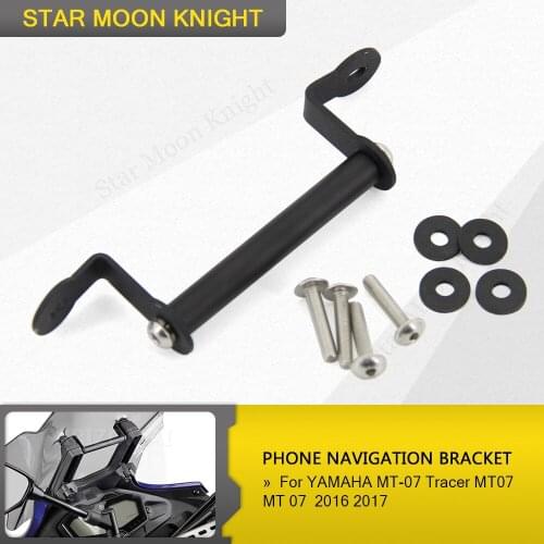 Motorcycle Stand Holder Phone Mobile Phone GPS Navigation Plate Bracket for YAMAHA MT-07 Tracer MT07 MT 07 Tracer 2016 2017