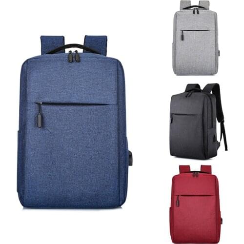Mens Business Multifunctional Computer Bag USB Simple Backpack Custom Backpack Travel School Bag