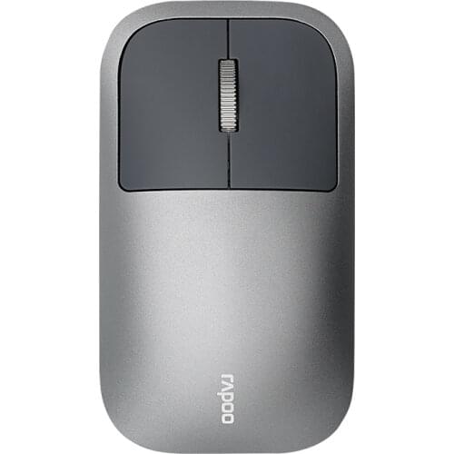New Rapoo M700 Metal Cover Multi-Mode Silent Wireless Mouse with 1300DPI Bluetooth 3.0/5.0 and 2.4GHz for 3 Devices Connection