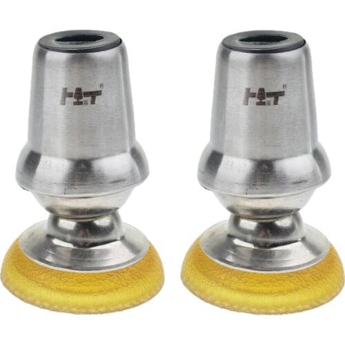 2pcs 360 Degree Rotation Non Slip Universal Heavy Duty Stainless Steel Cane Crutches Rubber Tips, 3/4 inches