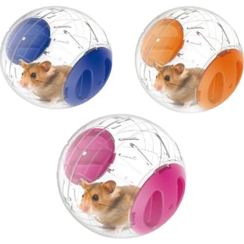 New 12cm Small Animals Running Ball Plastic Grounder Jogging Hamster Pet Small Exercise Toy