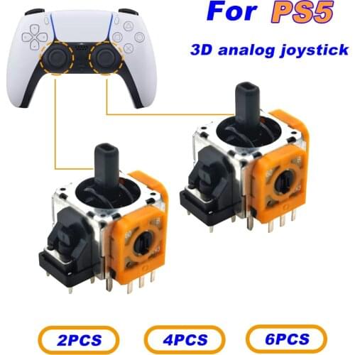 ORIGINAL Orange analog joystick 3d for PS5 P5 controller 2-10PCS