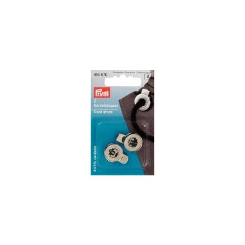 PRYM 416670 BLOCCA FERMA CORDINCINI ARGENTO 1 FORO BOTTONI TUTE SPORT