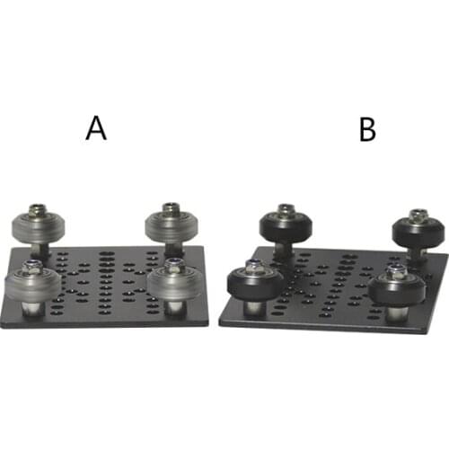 3D Printer wheel aluminum plate T3x88x127 special slide aluminium profile V-Slot Gantry Plate(20-80mm)