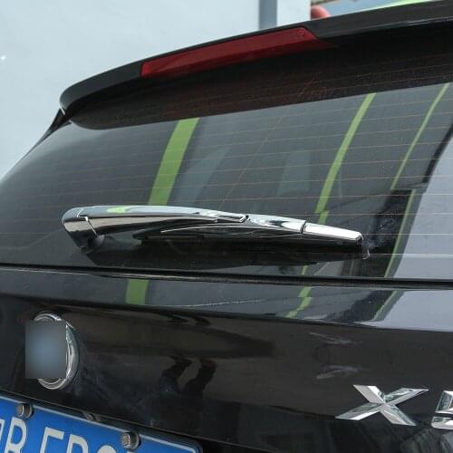 4 Pcs For BMW X5 2014-2018 ABS Bright Silver Rear Wiper Cover Car Accessory